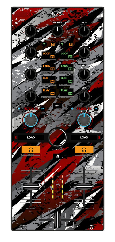 Reloop Mixtour Skin Sparkasm Red